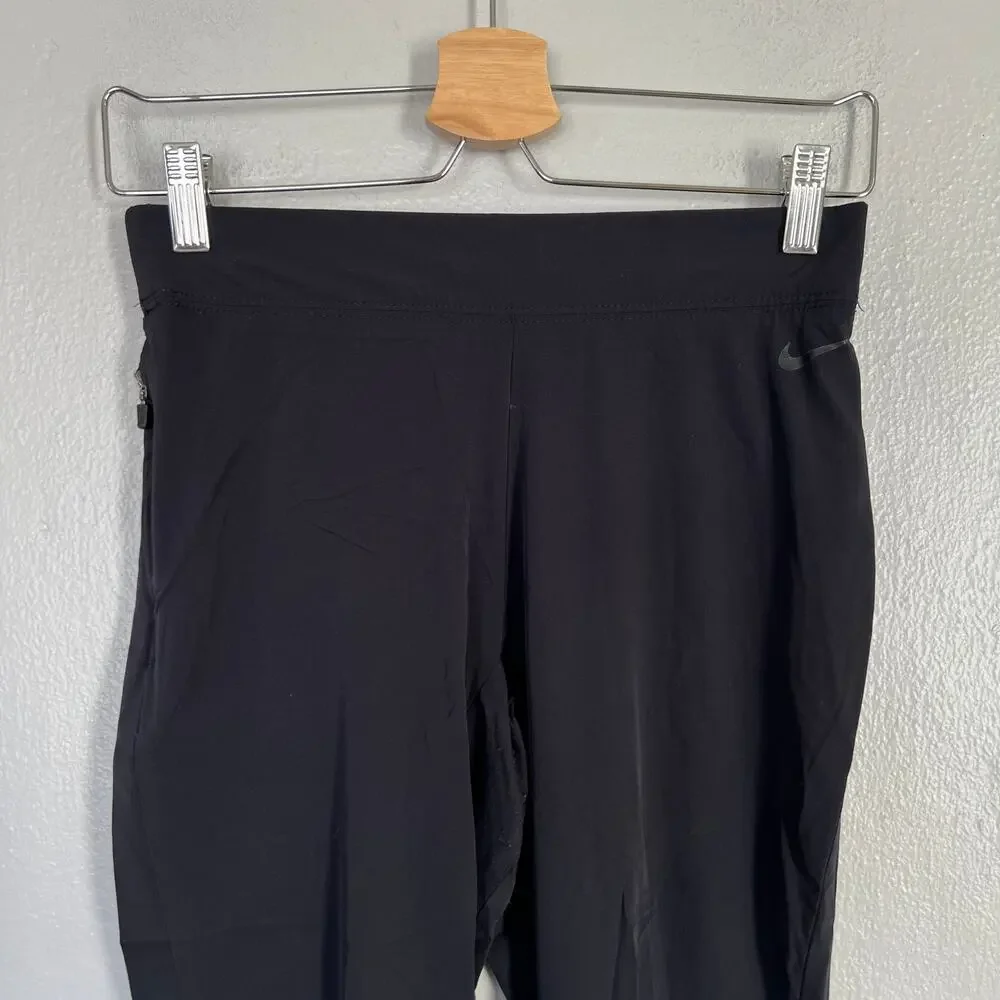 Nike Woven Bliss Pants Women's Size XS Black Dri-FIT Skinny Joggers 642536-010